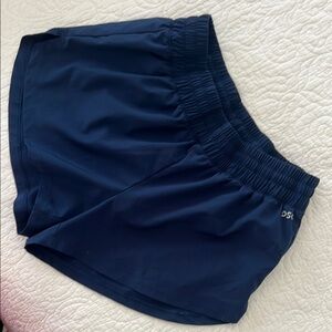 DSG Blue Athletic Shorts with Textured Sides